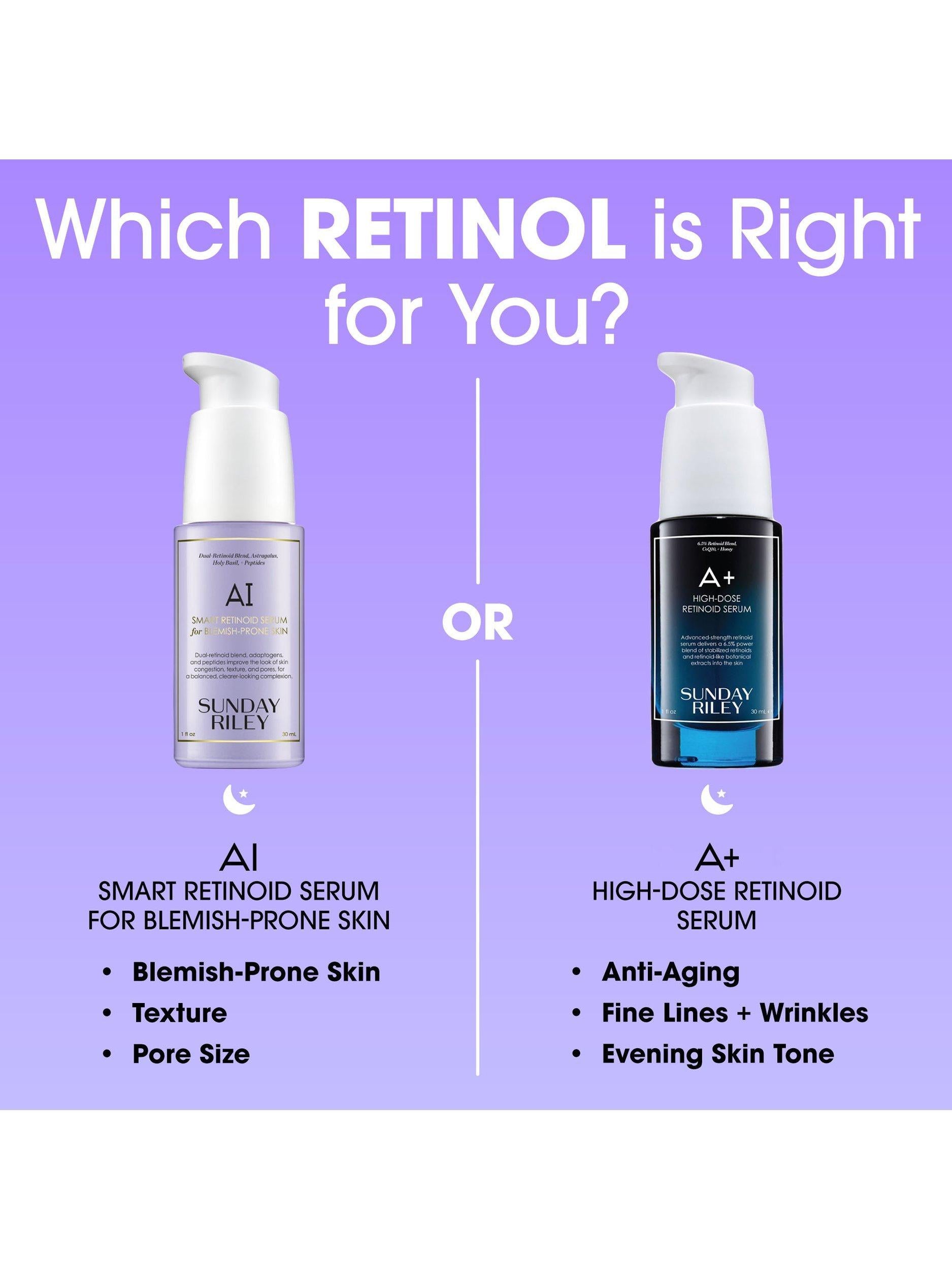 Sunday Riley A.I. Smart Retinoid Serum 30ml (British brand)