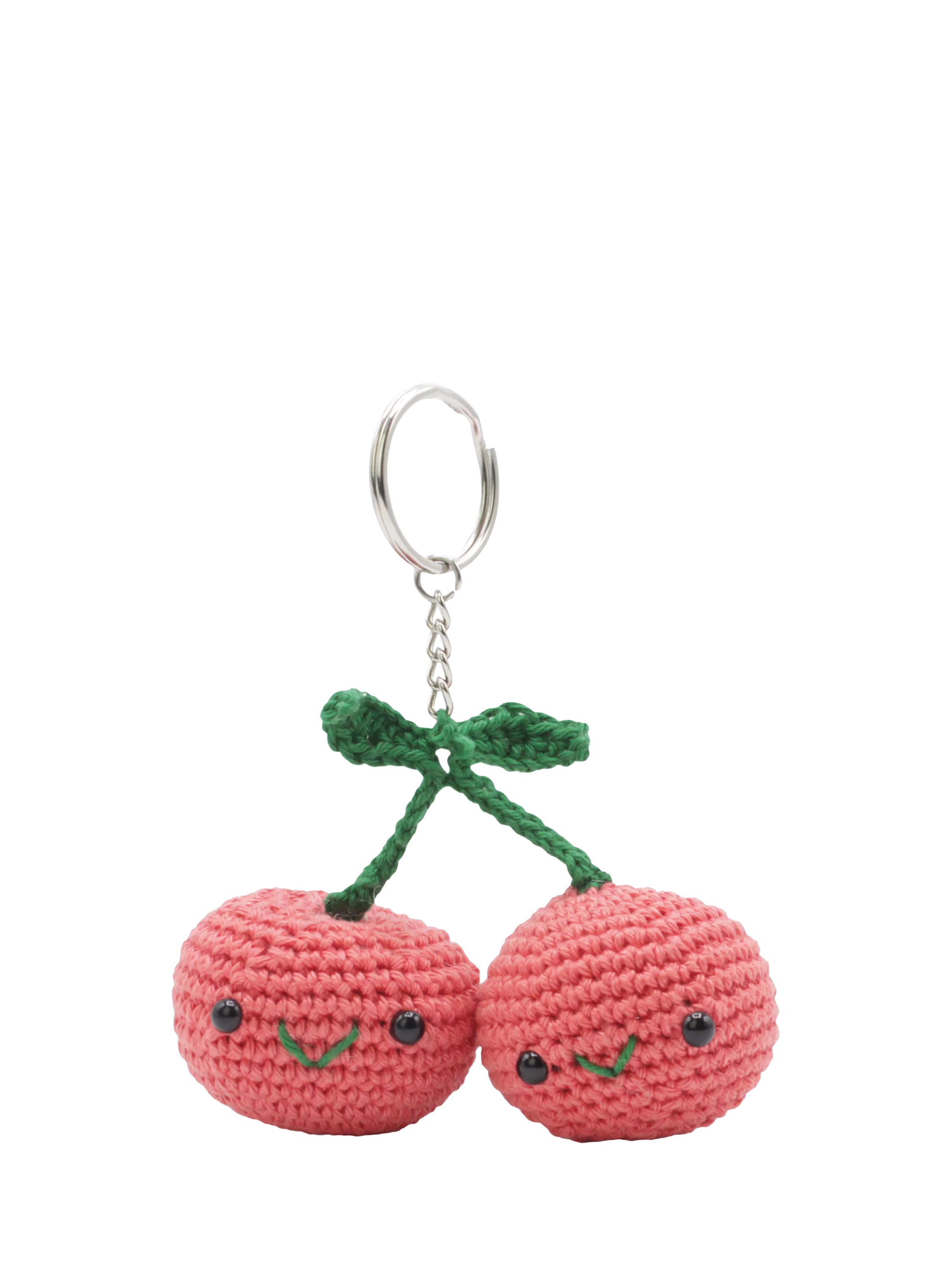 Hardicraft cherries bag pendant crochet kit with cotton yarn - British product
