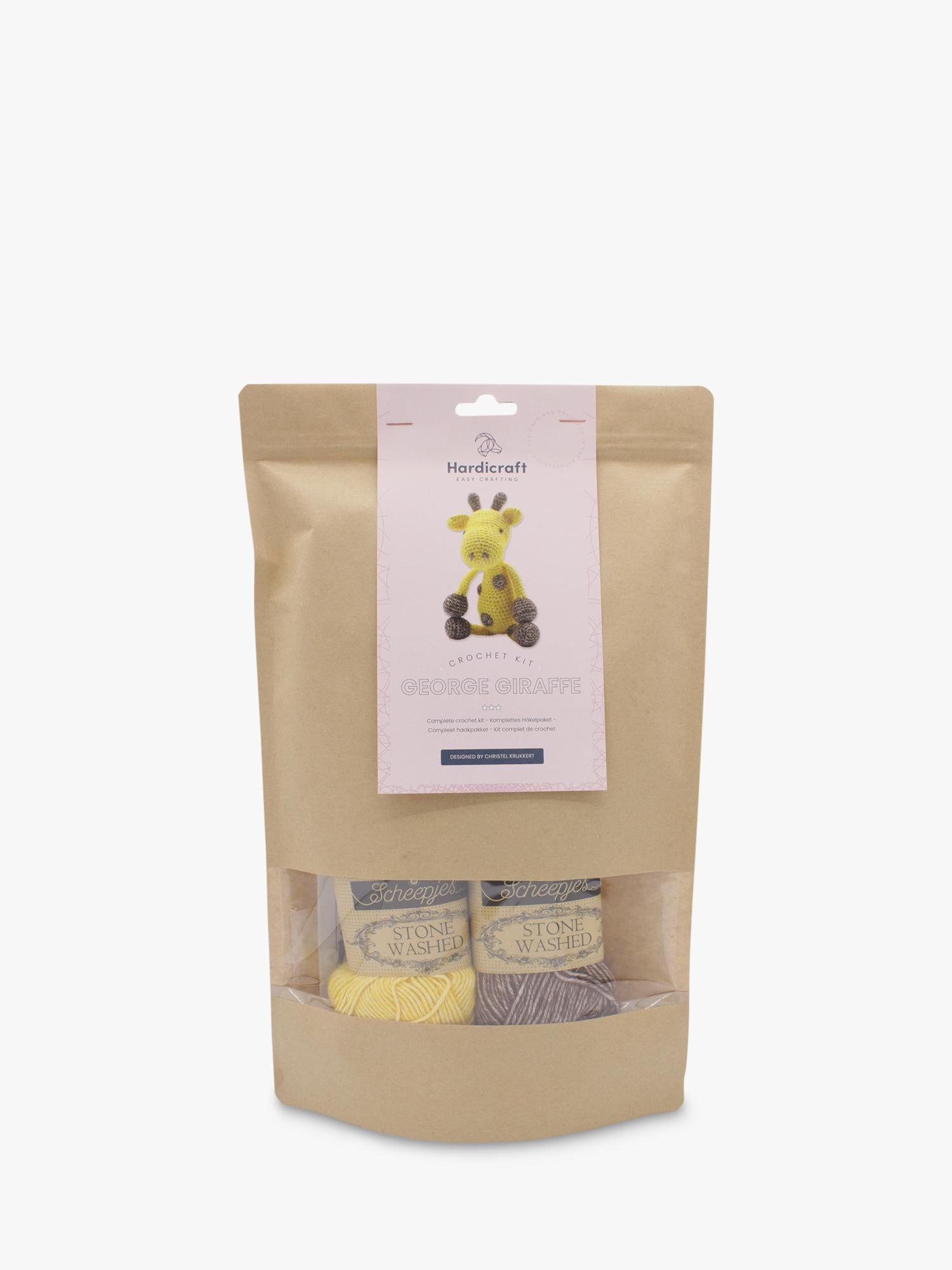 Hardicraft George Giraffe Crochet Kit, UK version