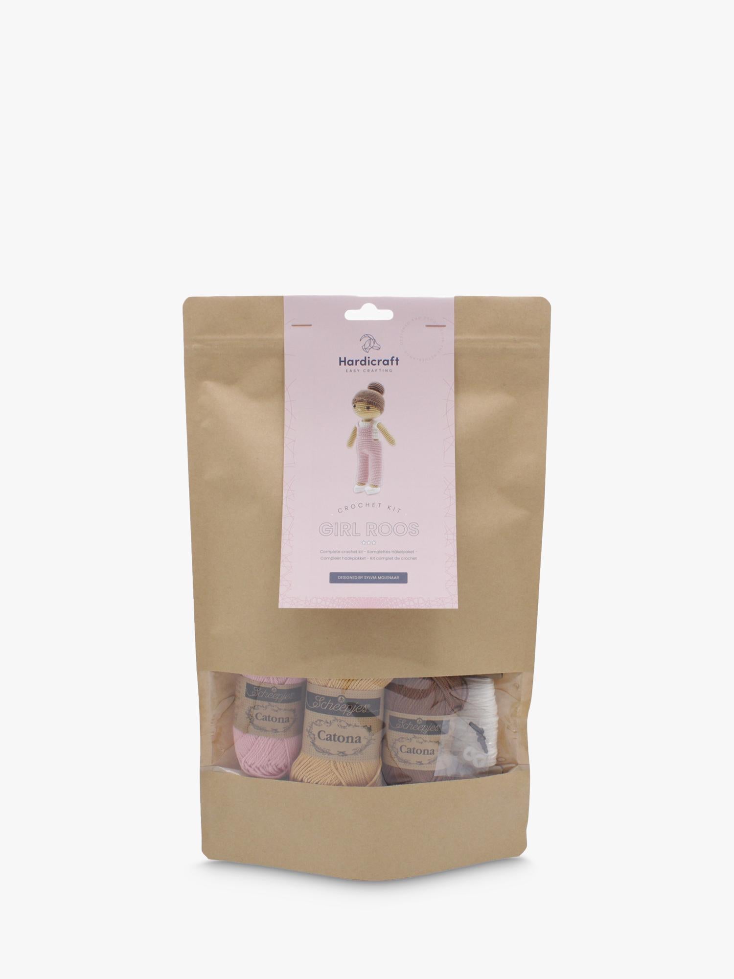 Hardicraft Roos doll crochet kit, UK version