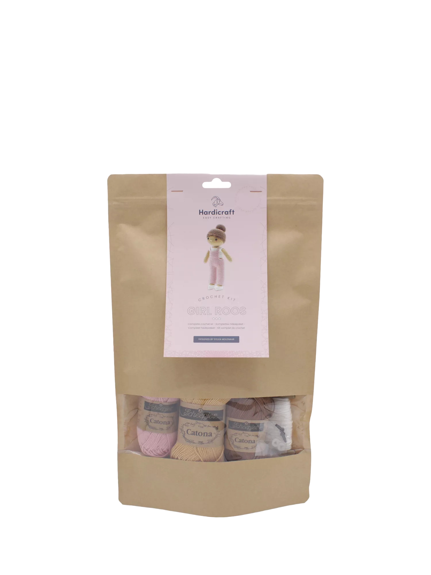 Hardicraft Roos doll crochet kit, UK version