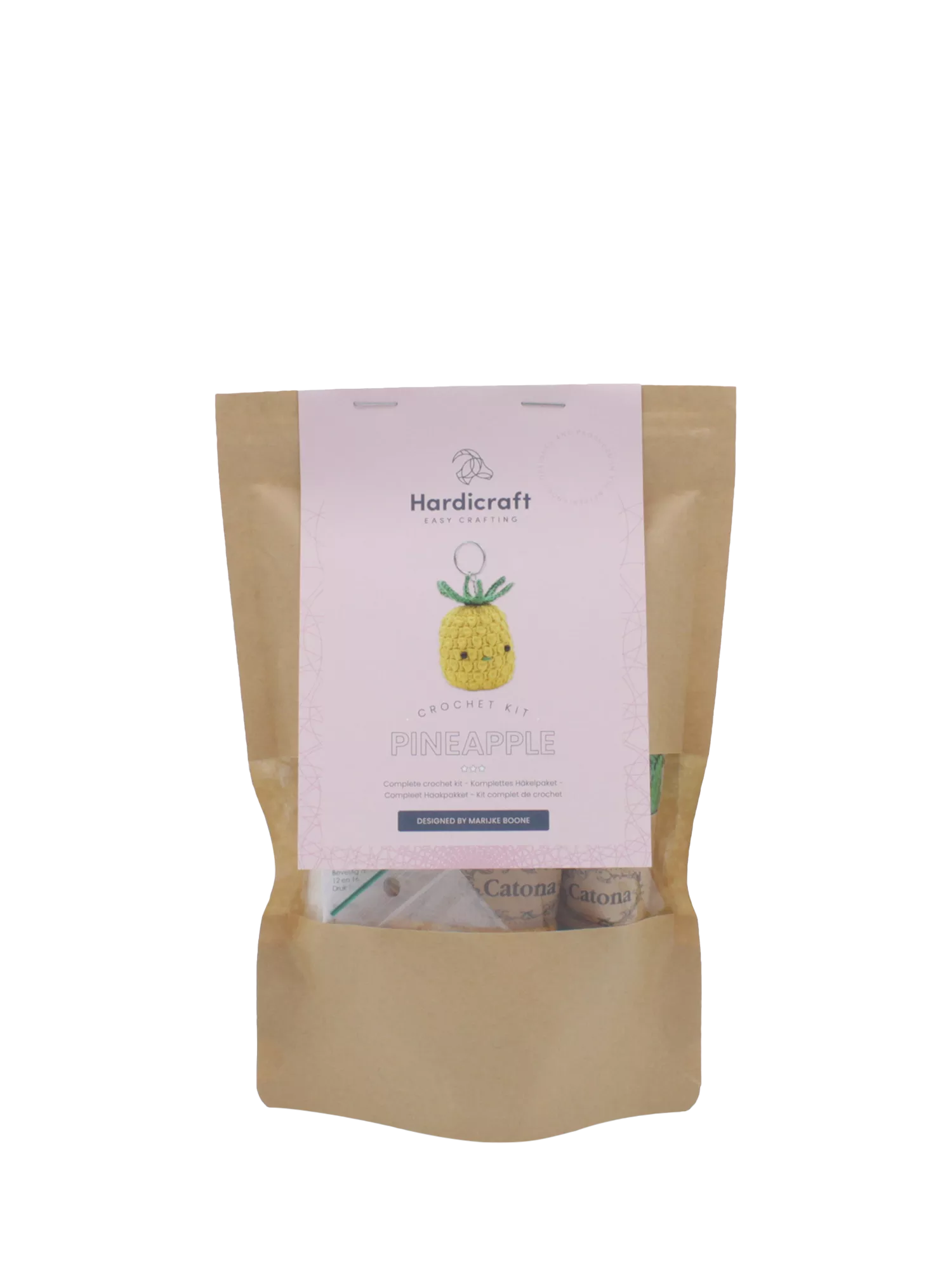Hardicraft pineapple bag pendant crochet kit, imported from the UK