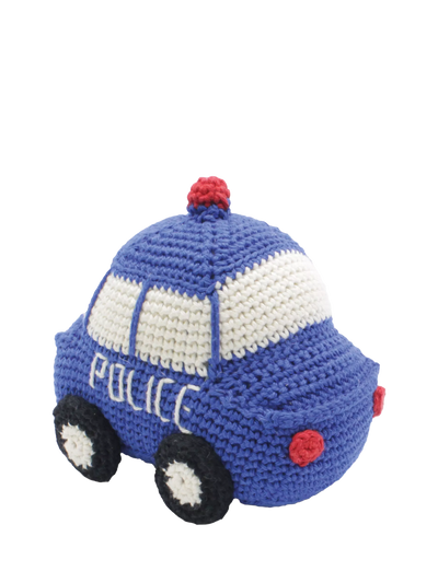 Kit de crochet Voiture de police avec patron et fil 100 % coton