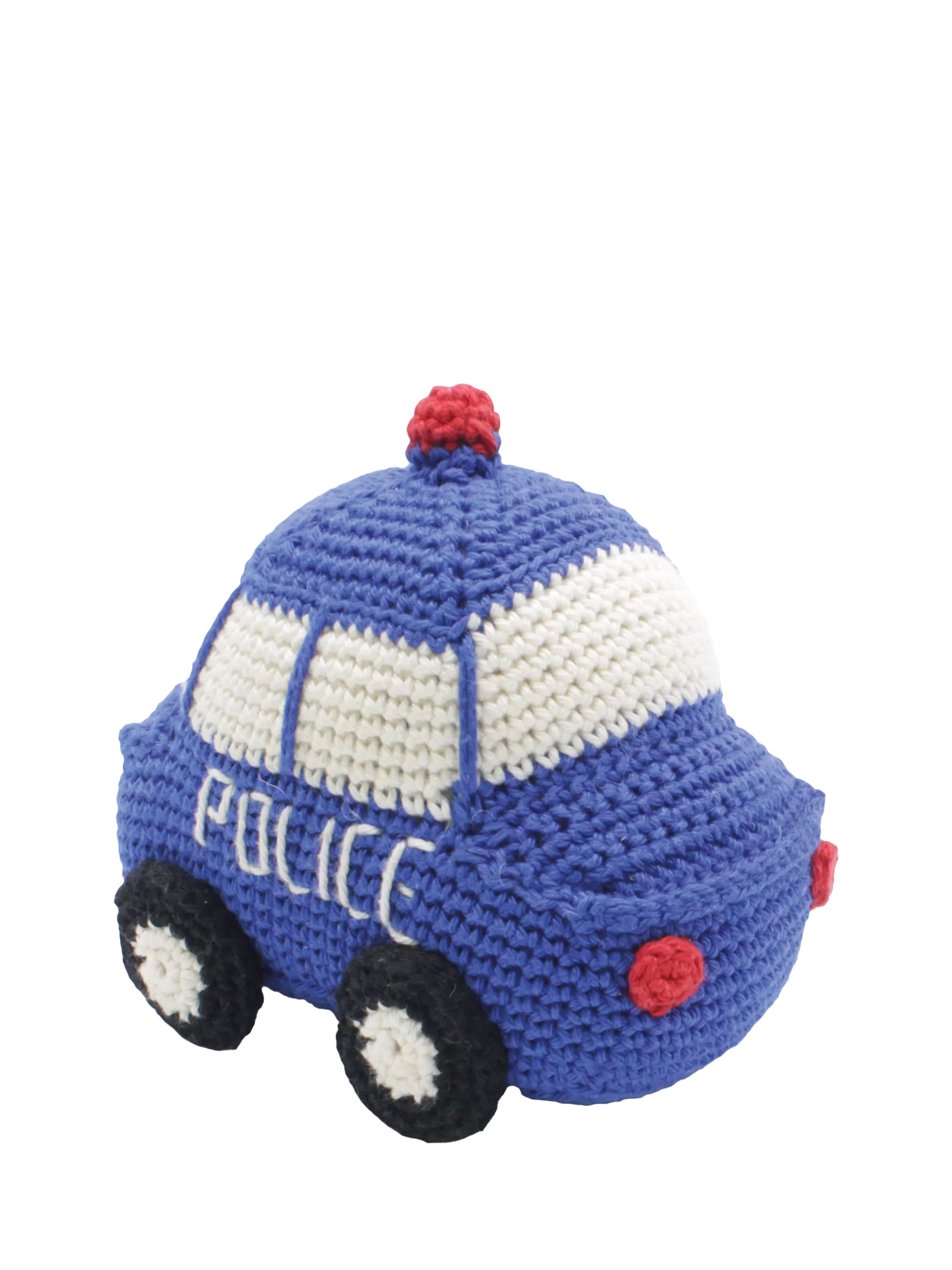 Hardicraft police car crochet kit with pattern and cotton yarn, UK version