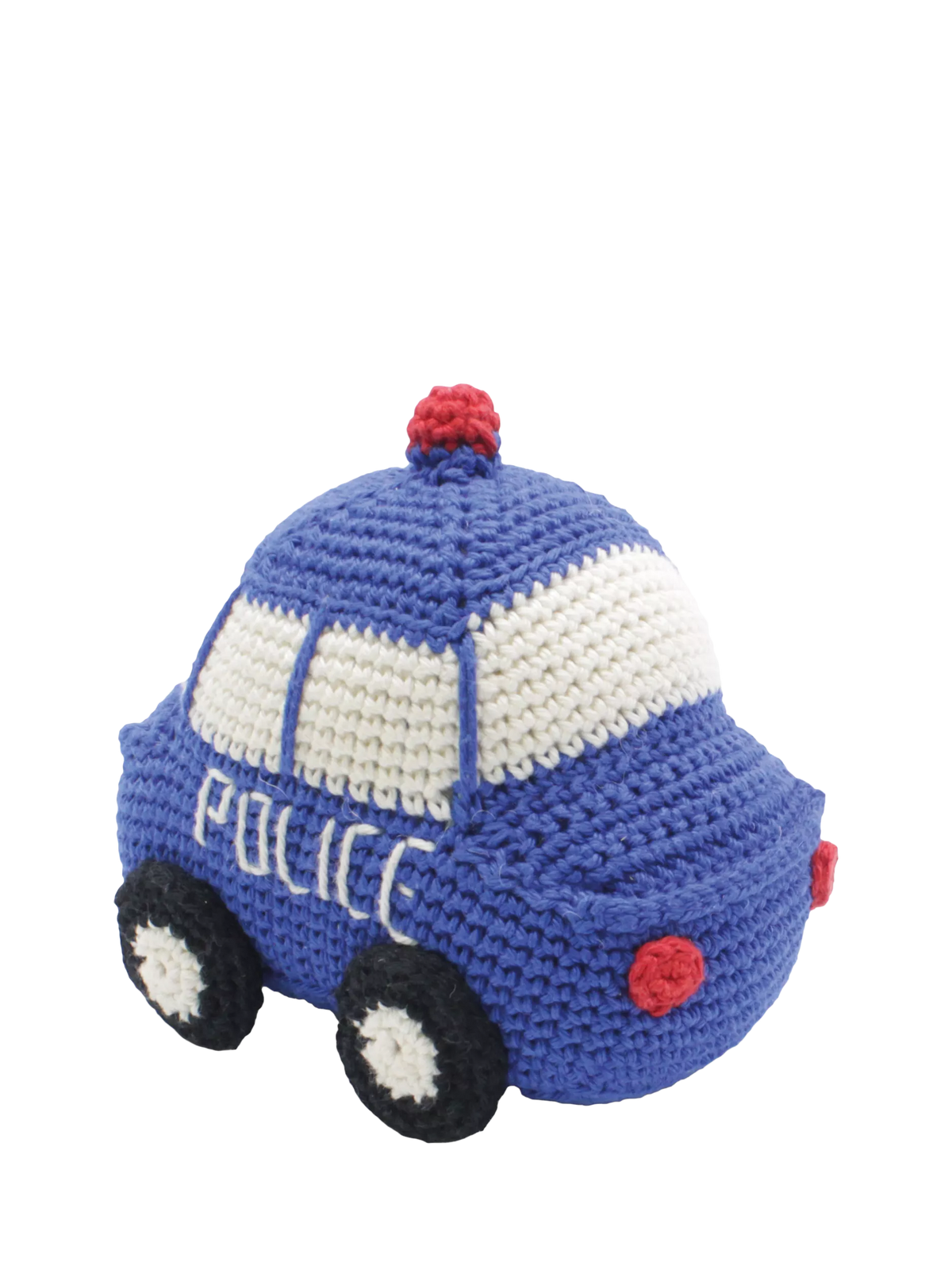 Hardicraft police car crochet kit with pattern and cotton yarn, UK version