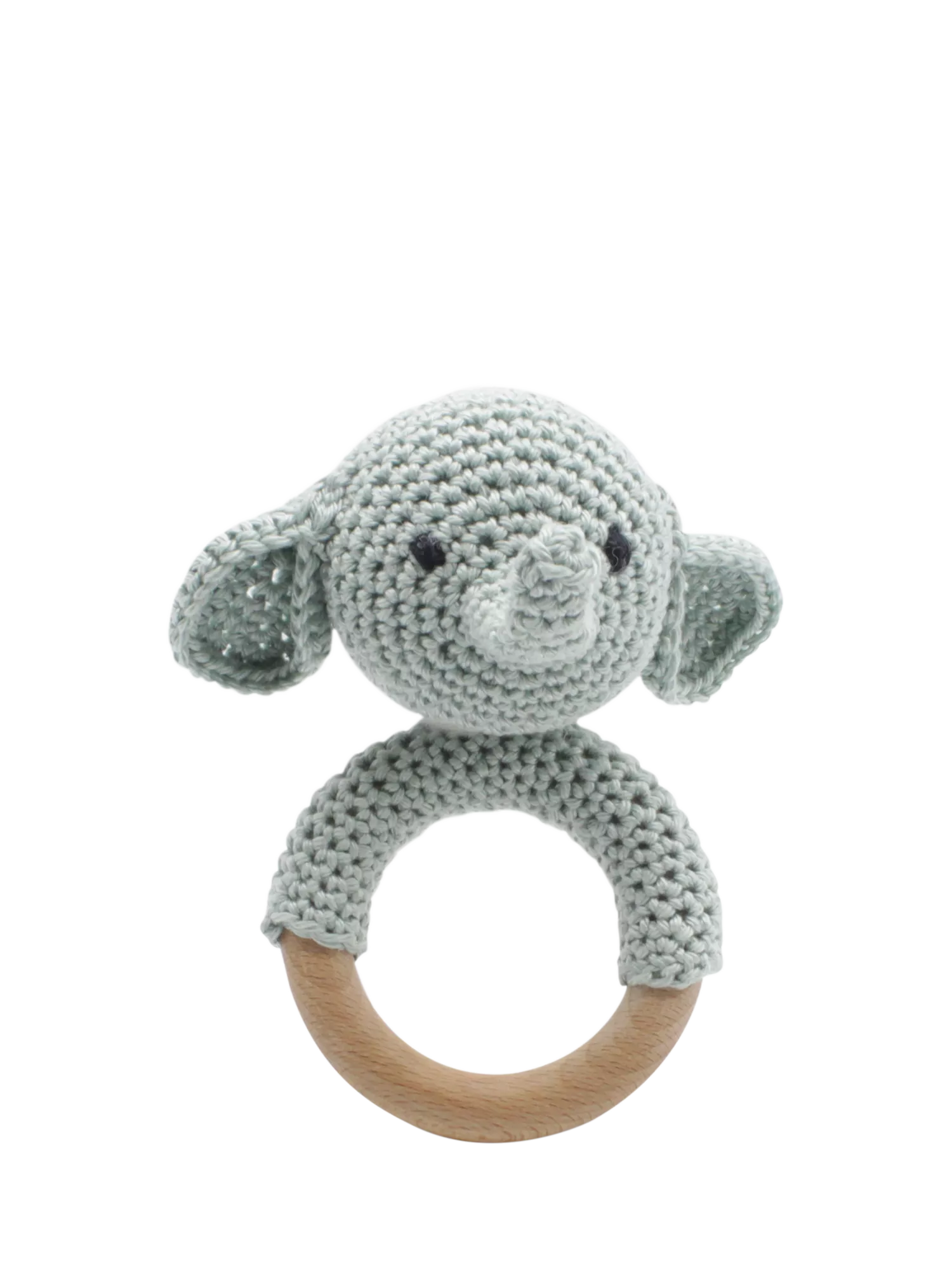 Hardicraft elephant rattle crochet kit, UK version