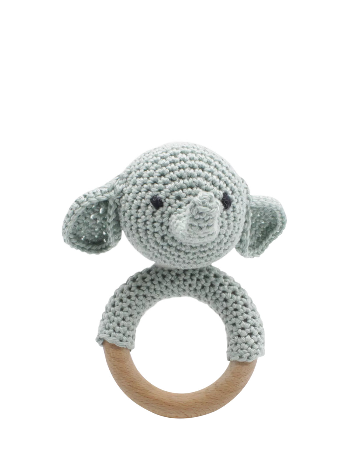 Hardicraft elephant rattle crochet kit, UK version