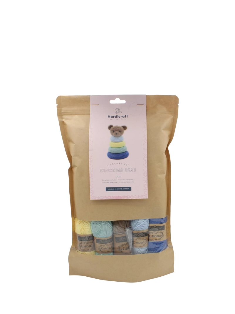 Hardicraft stacking bear crochet kit, UK version
