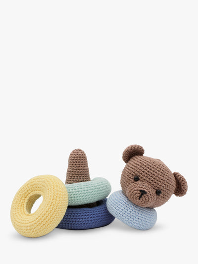 Kit de crochet Ours empilable avec fil de coton et patron