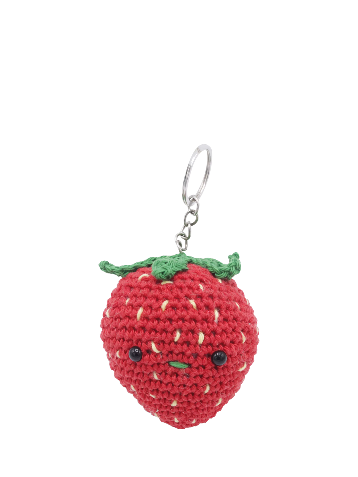 Hardicraft strawberry bag pendant crochet kit, UK version