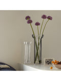 LSA International black stripe glass vase 42cm, UK version