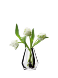 LSA International stripe glass vase H14cm - British product