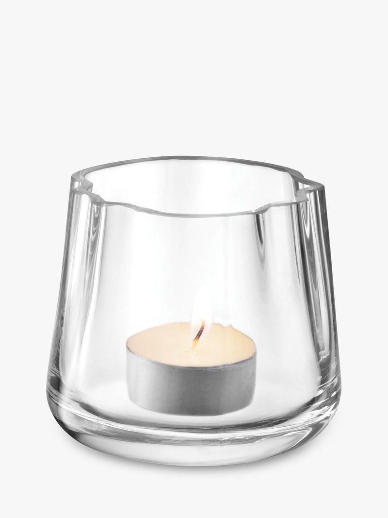 LSA International Lagoon small glass vase 8cm (British brand)