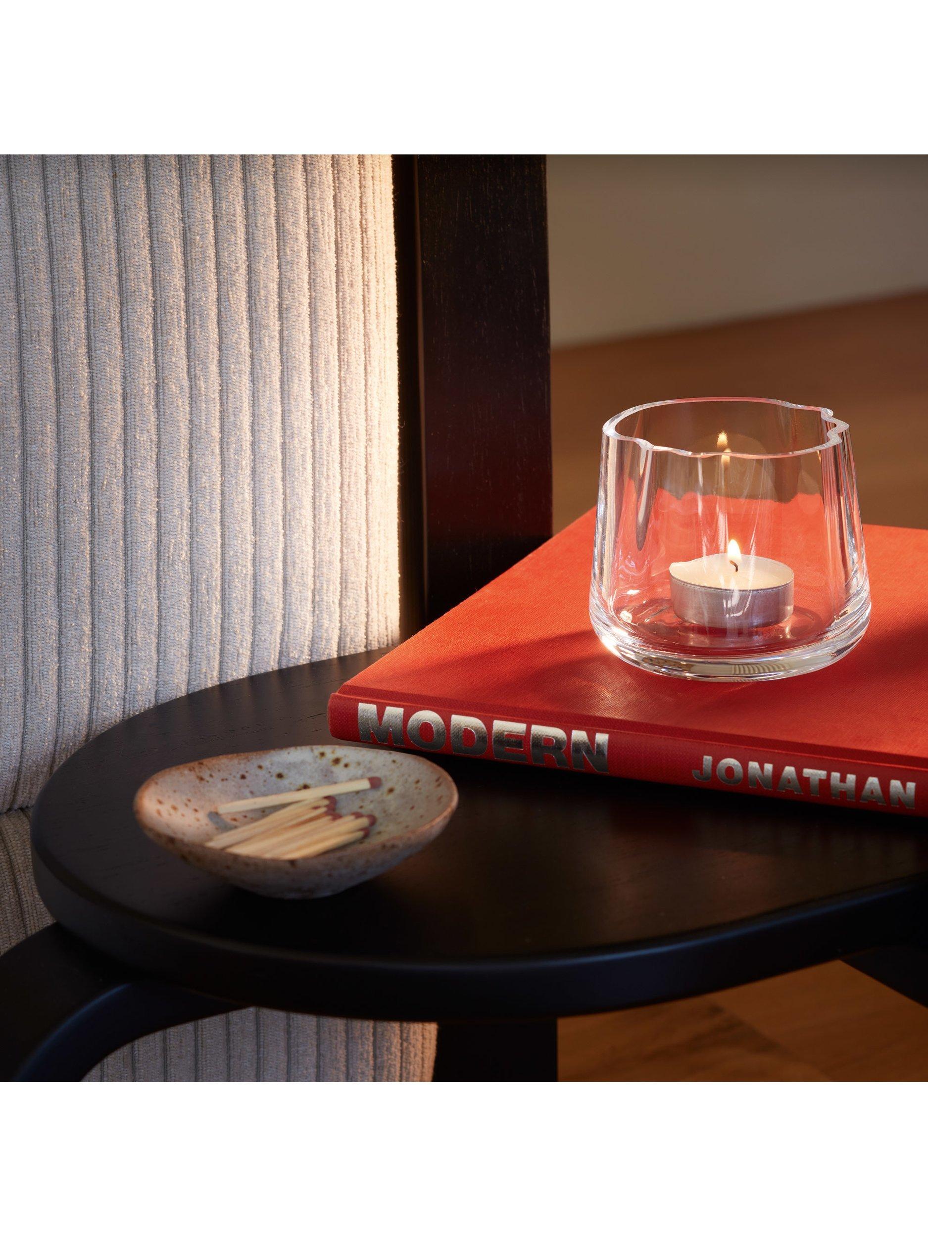 LSA International Lagoon small glass vase 8cm (British brand)
