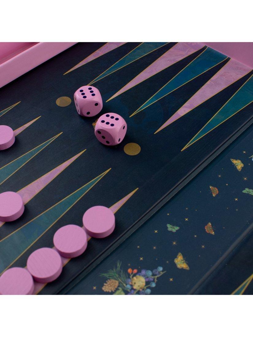 Gibsons The Art File backgammon board game, imported from the UK