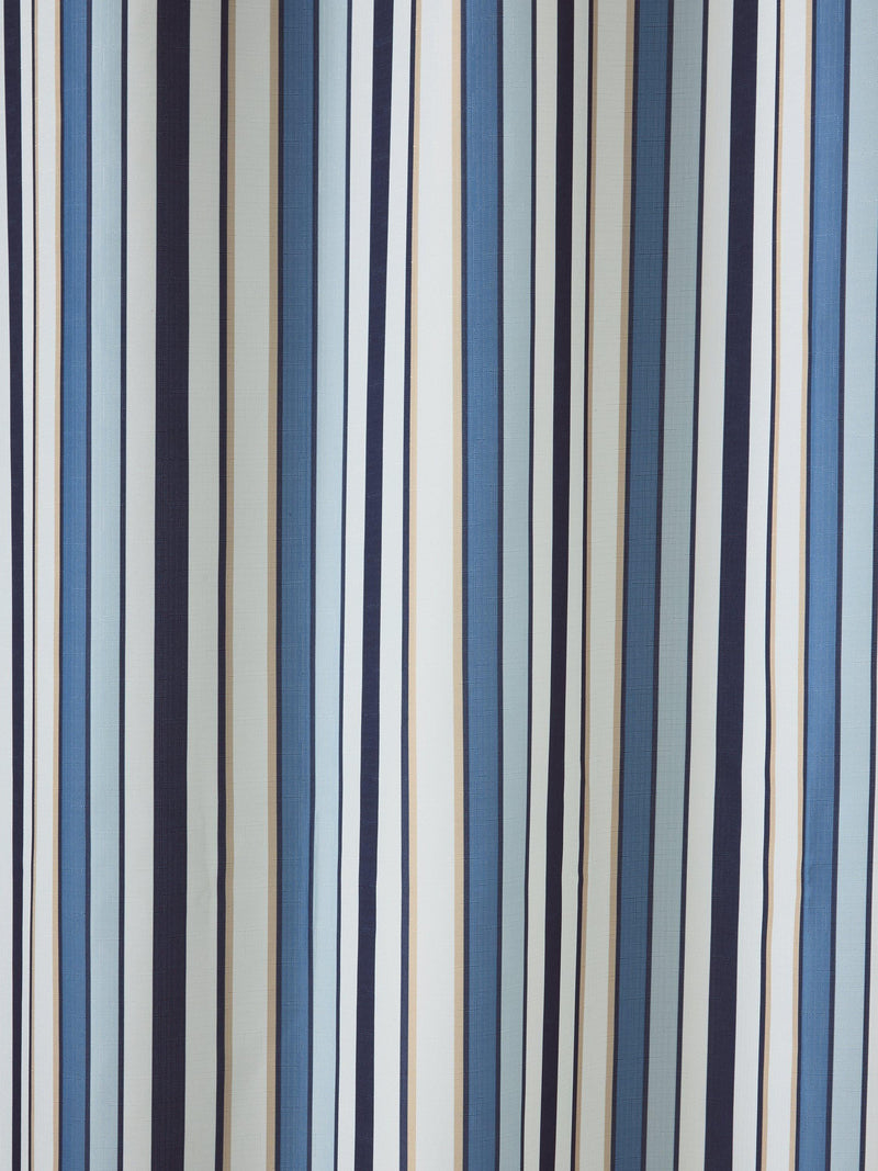 John Lewis Polzeath Stripe shower curtain blue multi 180x180cm, UK version