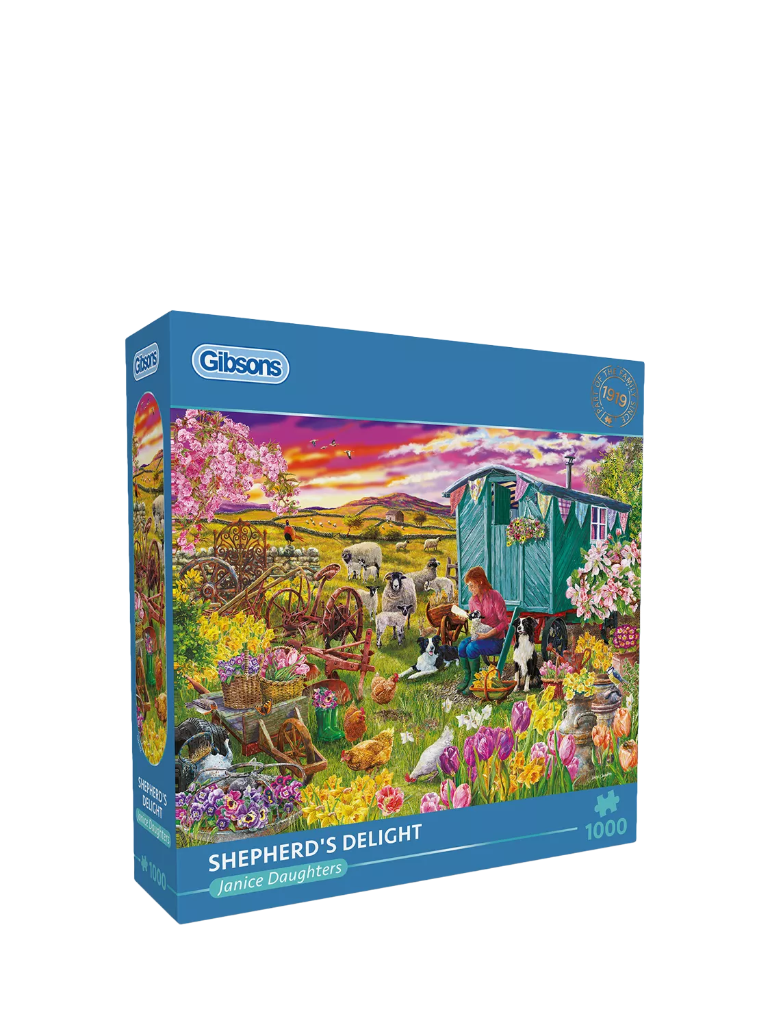 Gibsons Shepherd's Delight jigsaw puzzle 1000 pieces (British brand)