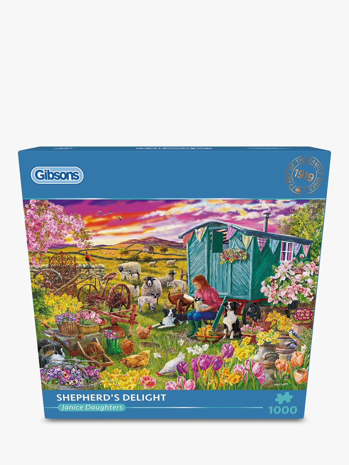 Gibsons Shepherd's Delight jigsaw puzzle 1000 pieces (British brand)