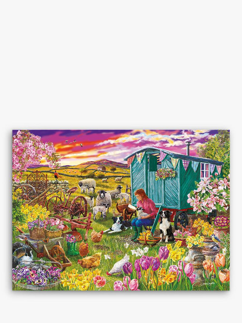 Gibsons Shepherd's Delight jigsaw puzzle 1000 pieces (British brand)