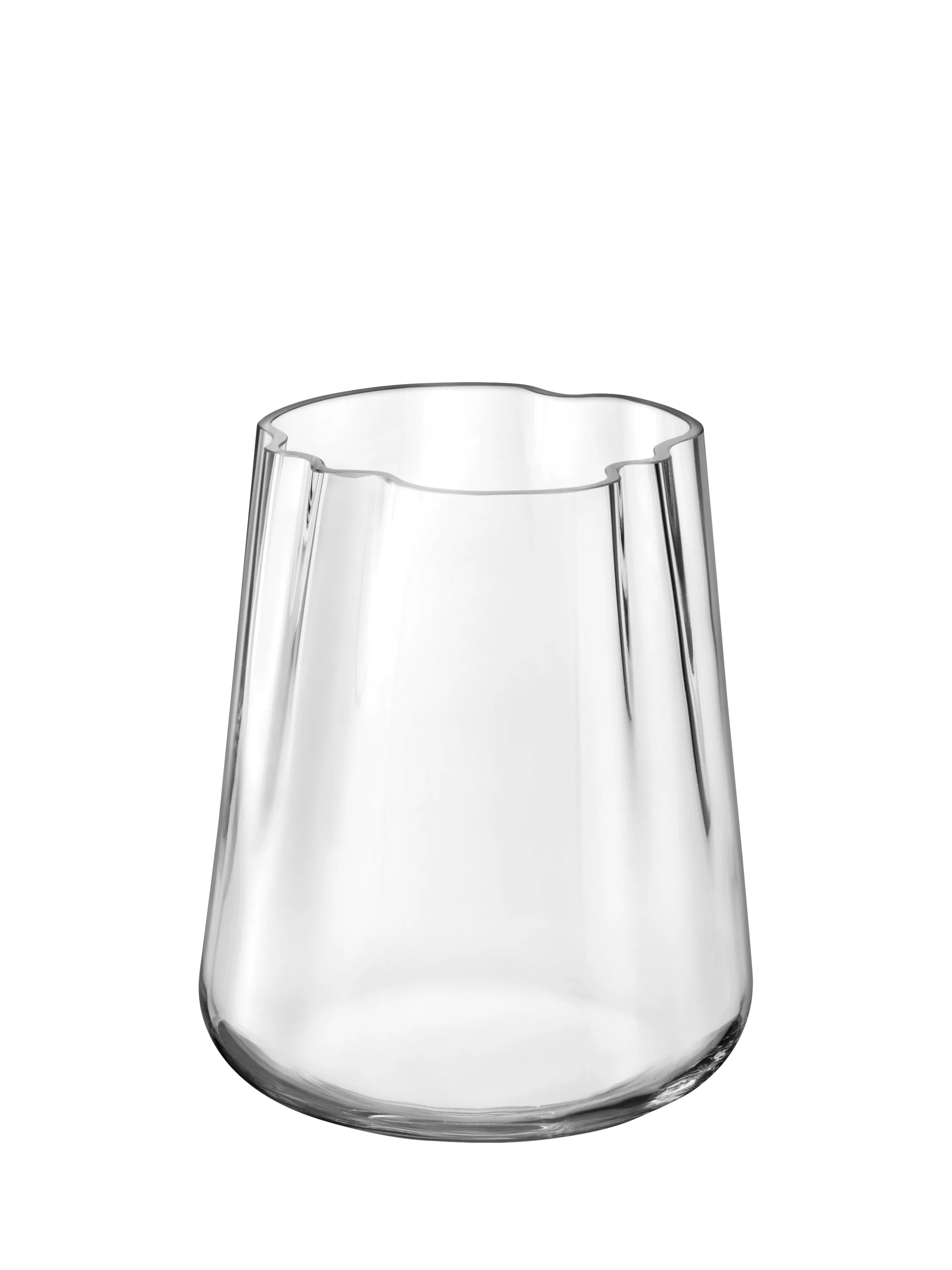 LSA International Lagoon glass vase lantern clear H24cm - British product