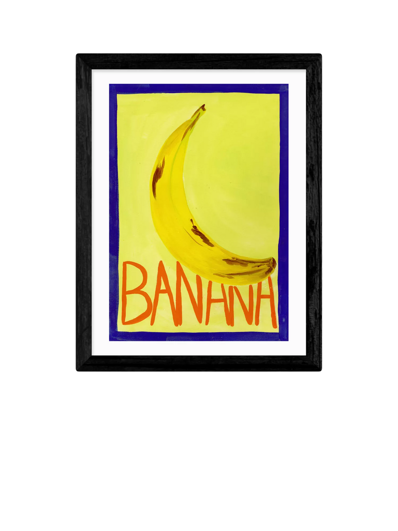 East End Prints Banana framed print 43.4x33.4cm (British brand)