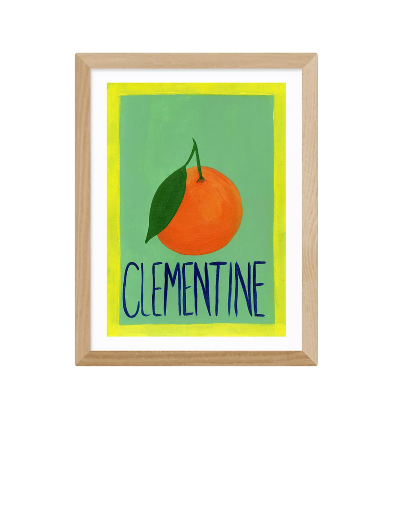 EAST END PRINTS Susie Miller 'Clementine' Framed Print, 43.4 x 33.4cm