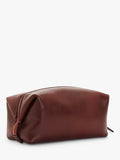 John Lewis brown vegan leather washbag from Italy, UK version