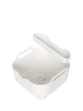 ReBorn recycled plastic washing up bowl with drainer Light Stone 9L, imported from the UK