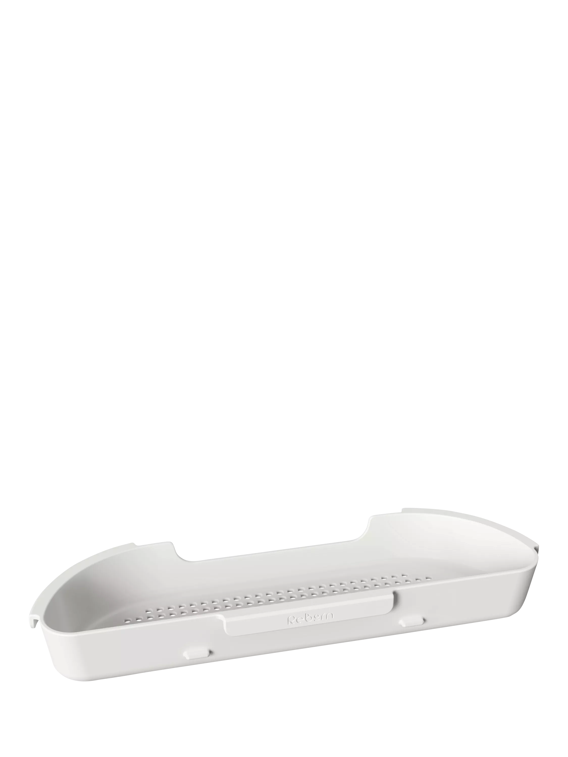 ReBorn recycled plastic washing up bowl with drainer Light Stone 9L, imported from the UK
