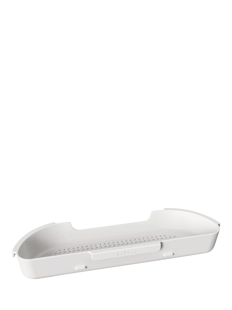 ReBorn recycled plastic washing up bowl with drainer Light Stone 9L, imported from the UK