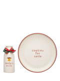 Pearhead Santa Cookie Set with plate and jug - British product