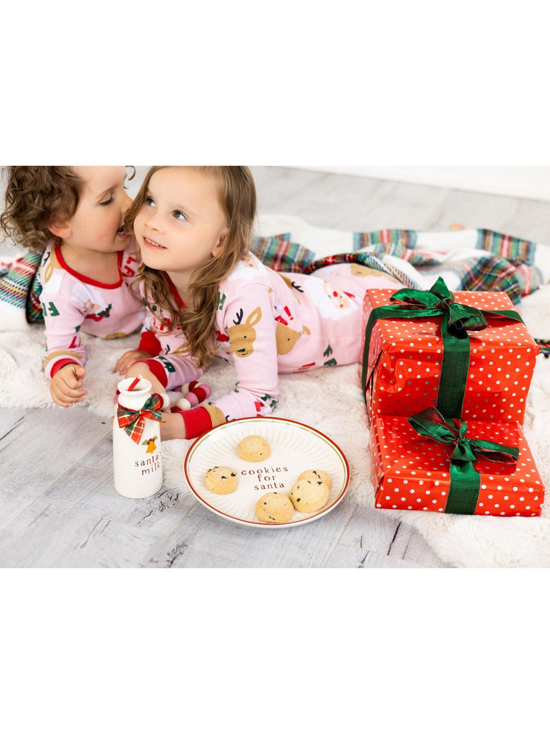 Pearhead Santa Cookie Set with plate and jug - British product