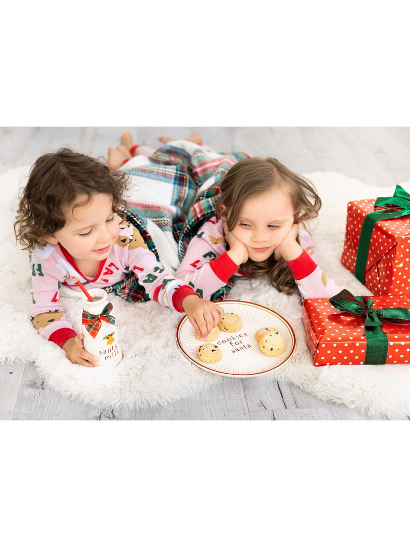 Pearhead Santa Cookie Set with plate and jug - British product