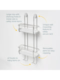 ReBorn hanging shower caddy light stone, imported from the UK
