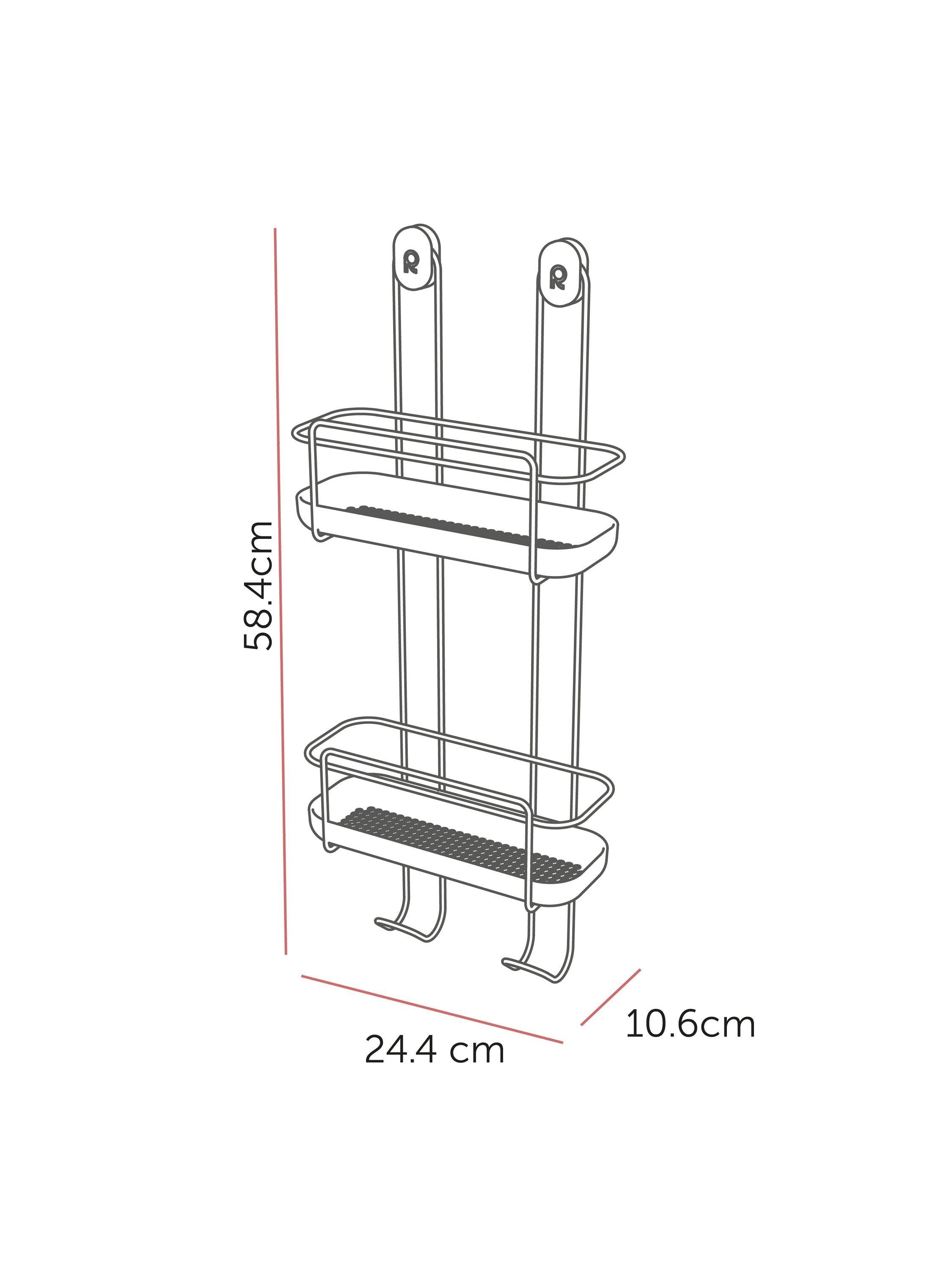 ReBorn hanging shower caddy light stone, imported from the UK
