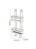 ReBorn hanging shower caddy light stone, imported from the UK