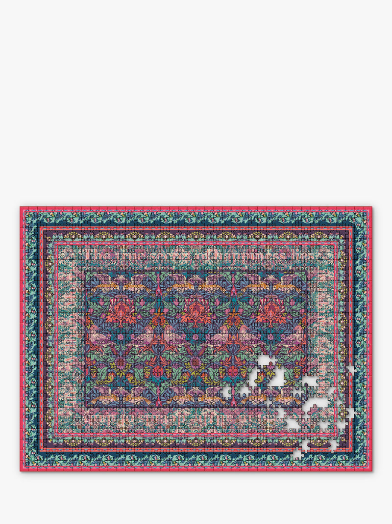 William Morris At Home Bird and Yare Puzzle, 1000 Teile (britische Marke)