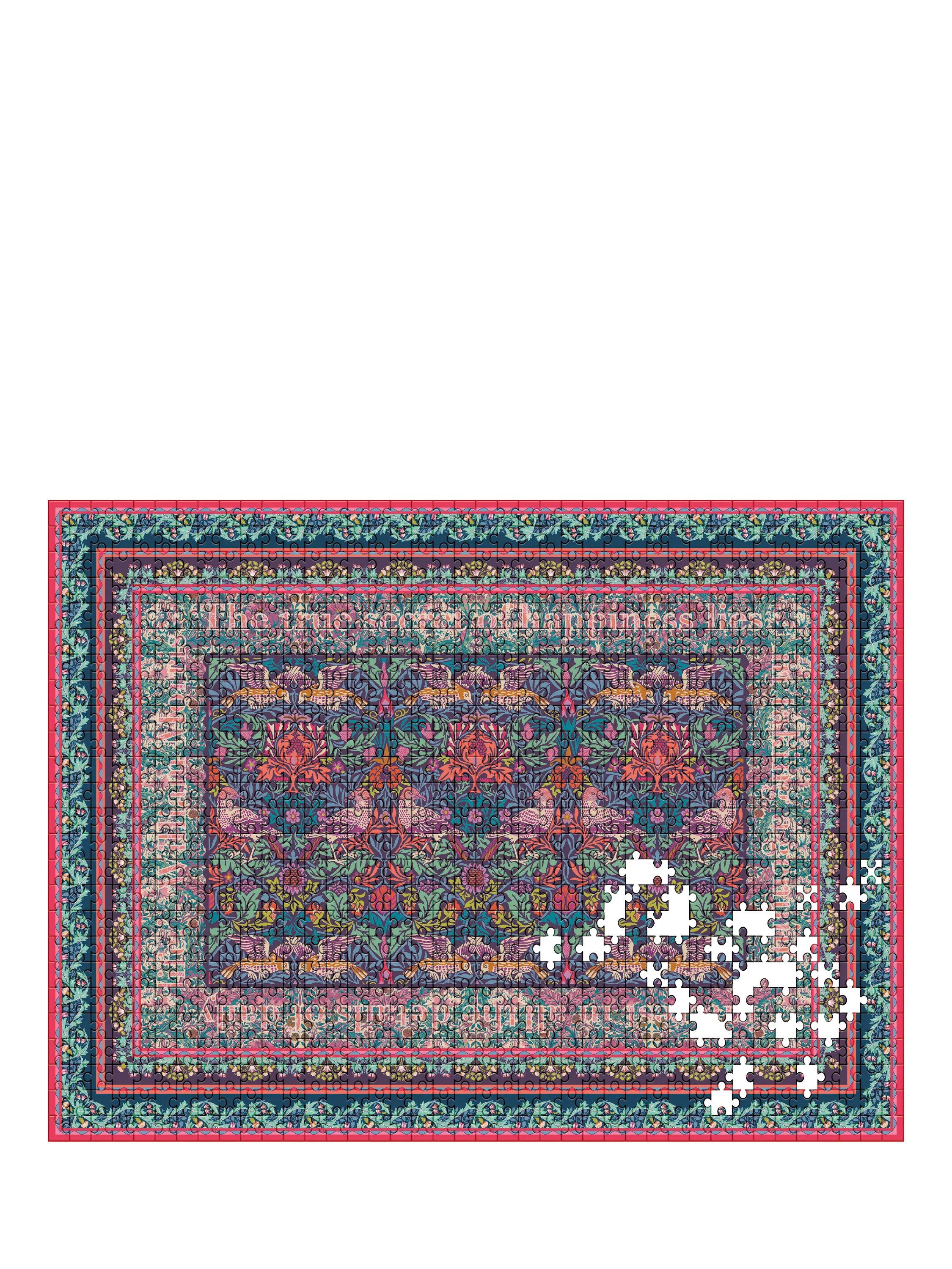 William Morris At Home Bird and Yare jigsaw puzzle, 1000 pieces (British brand)