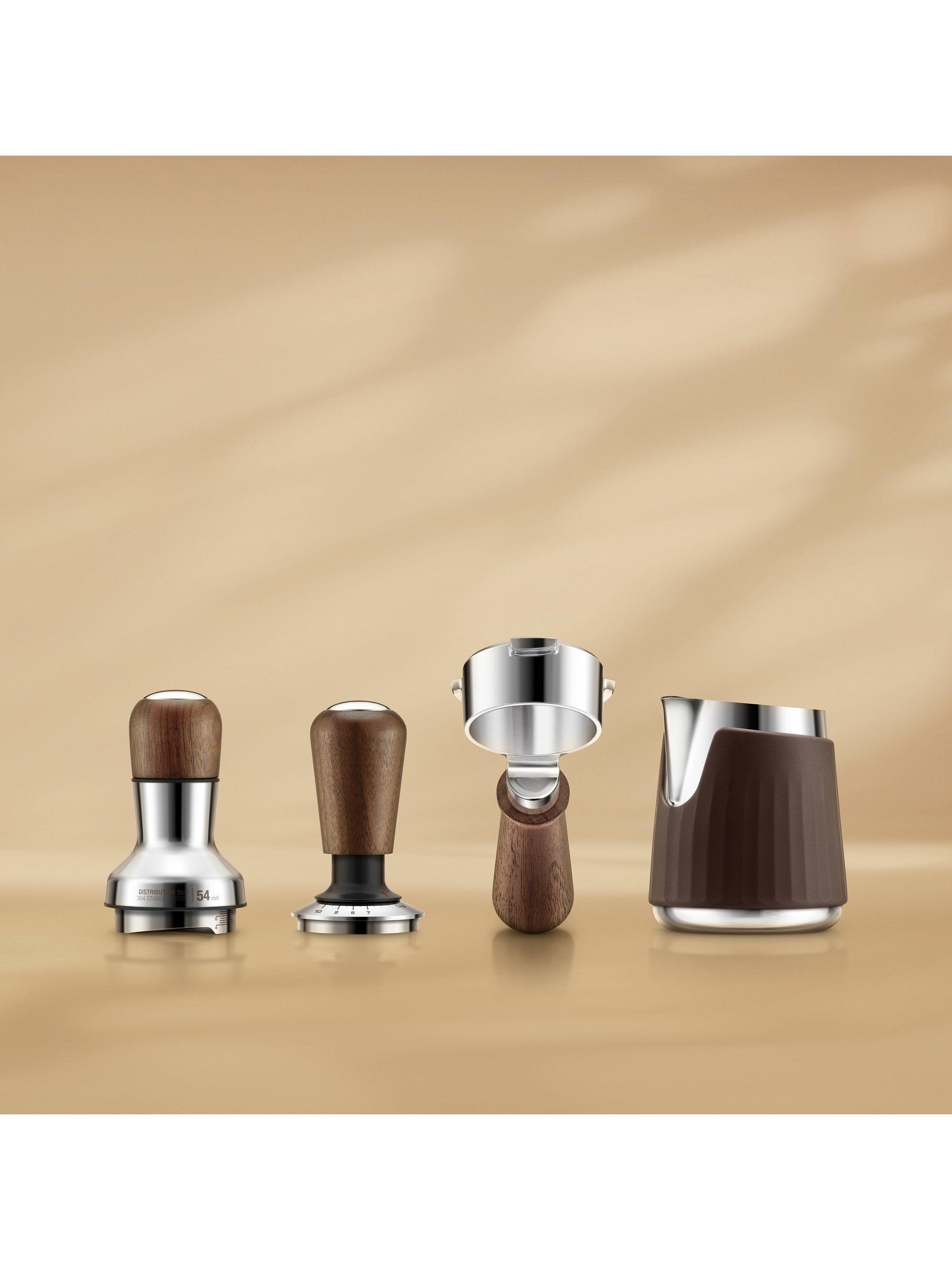 Sage force gauge tamper 54mm walnut, imported from the UK