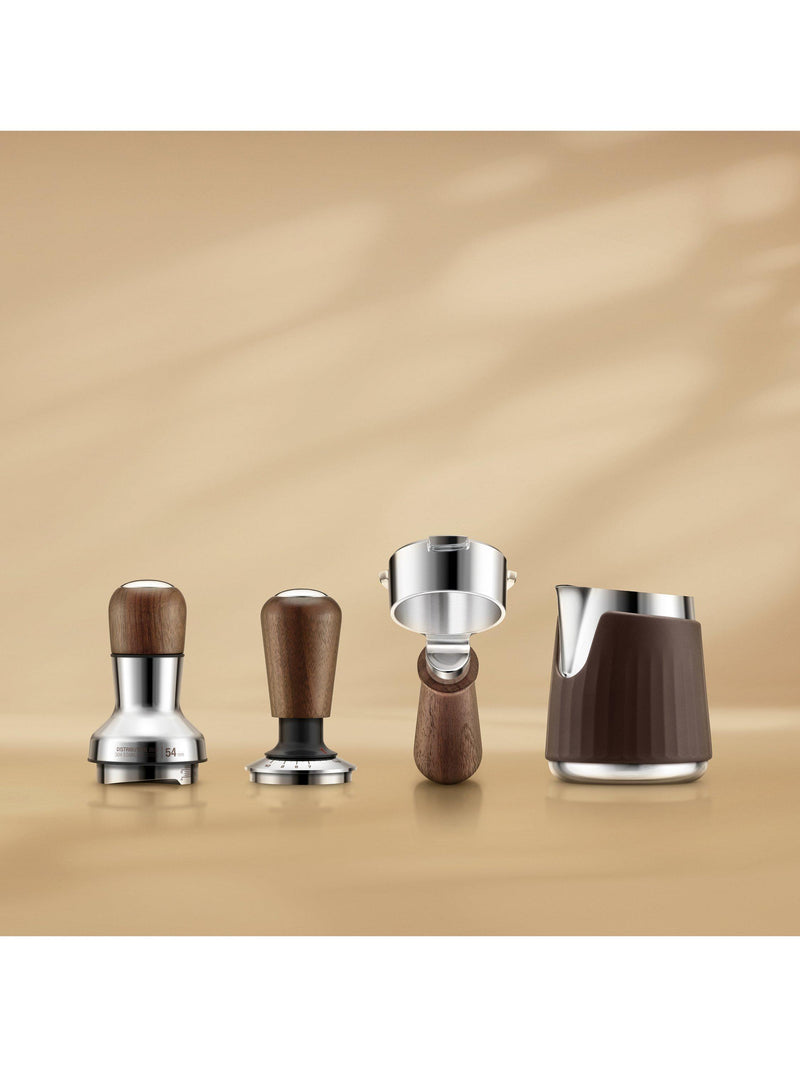 Sage force gauge tamper 54mm walnut, imported from the UK