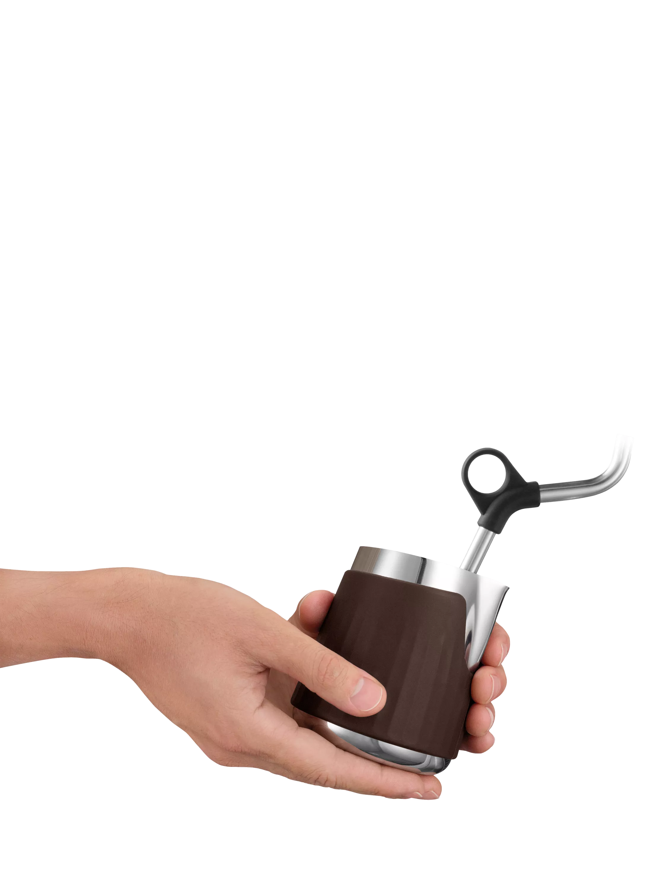 Sage Pro Control milk jug walnut 420ml (British brand)