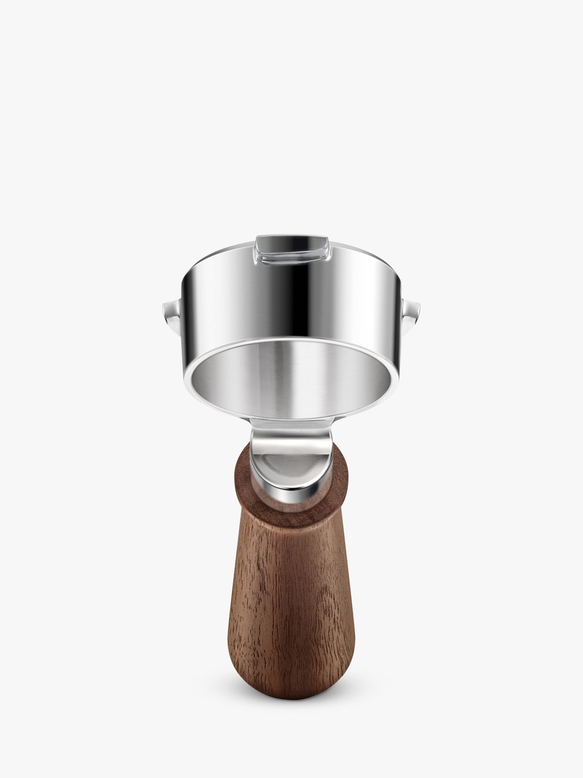 Sage Naked Portafilter 54mm walnut finish, imported from the UK