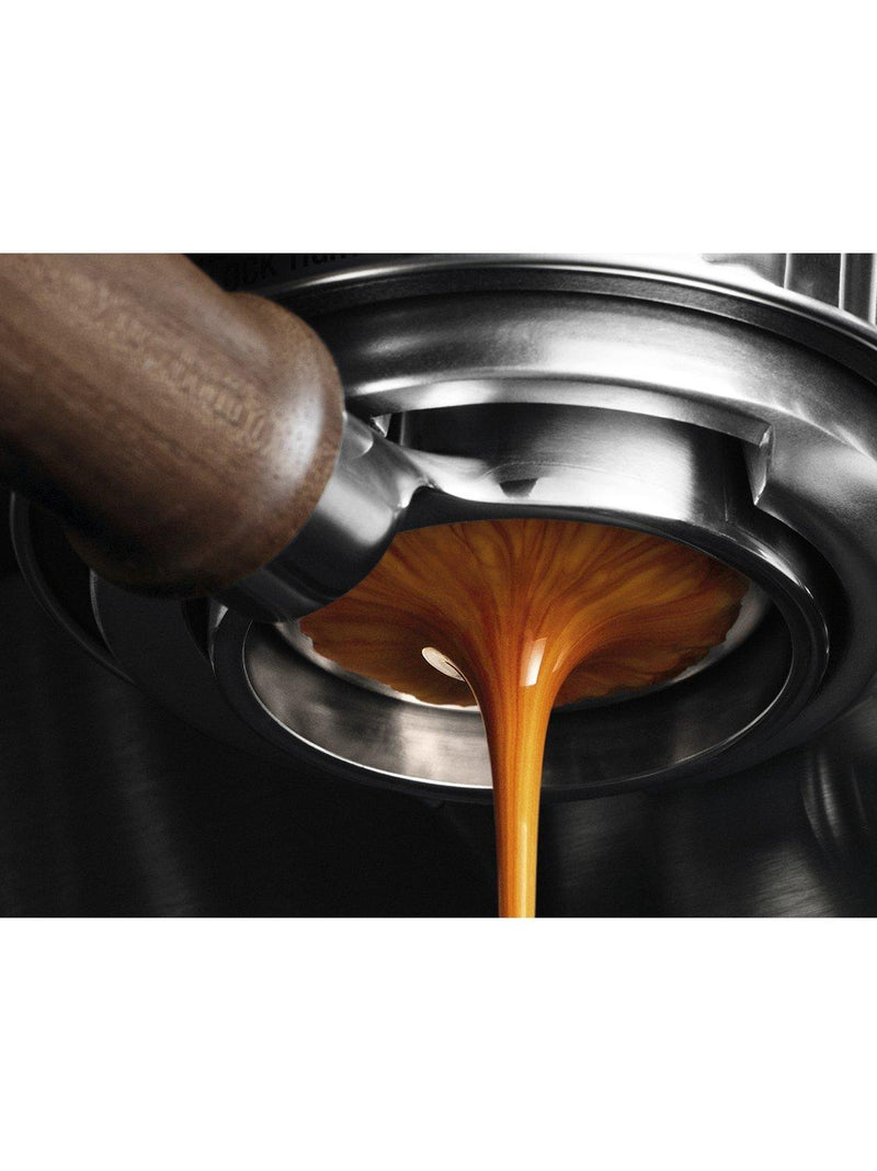 Sage Naked Portafilter 54mm walnut finish, imported from the UK