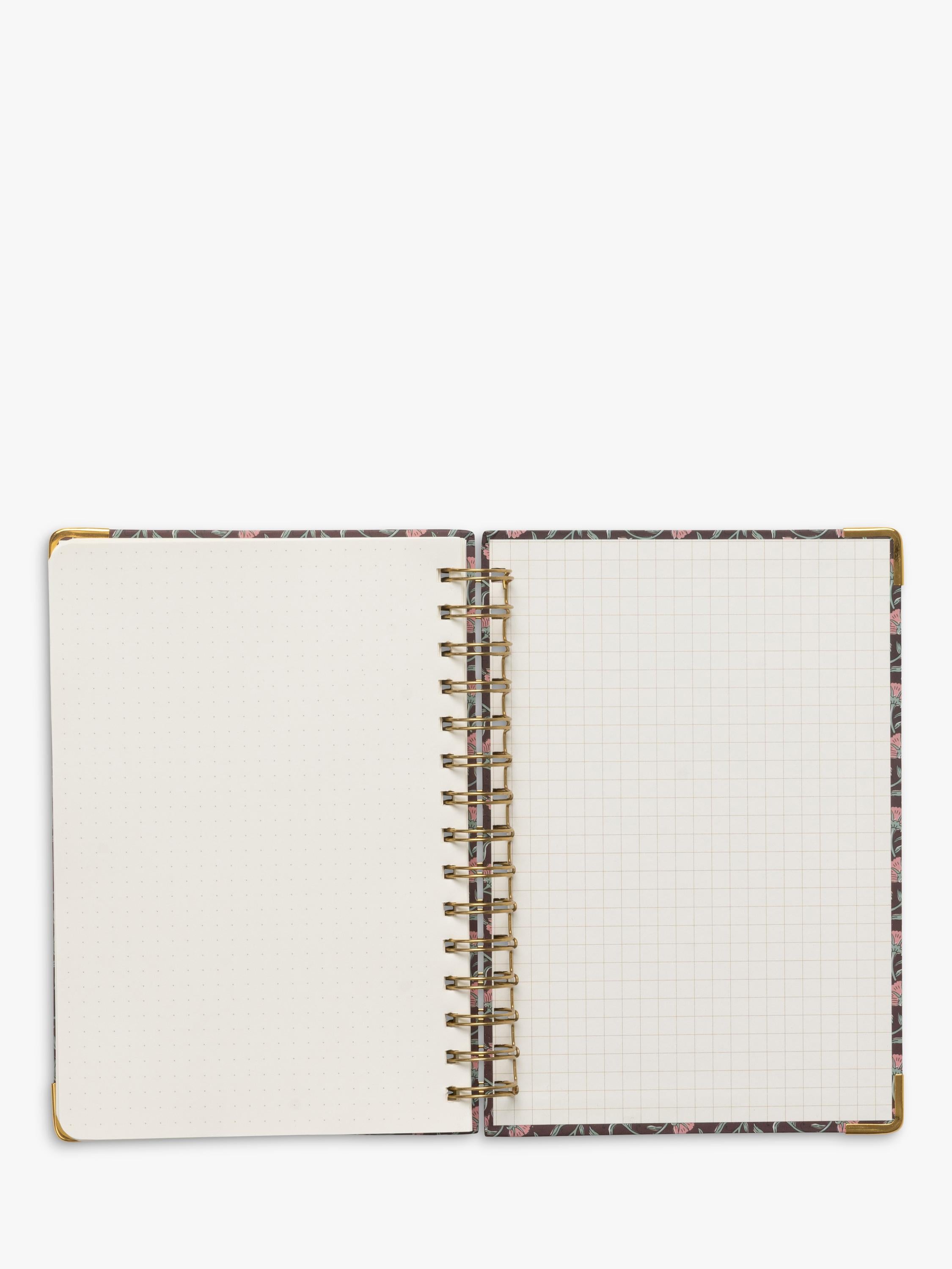 DesignWorks Ink red floral undated planner medium, UK version