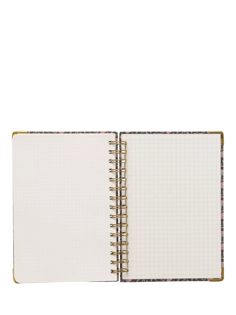 DesignWorks Ink red floral undated planner medium, UK version