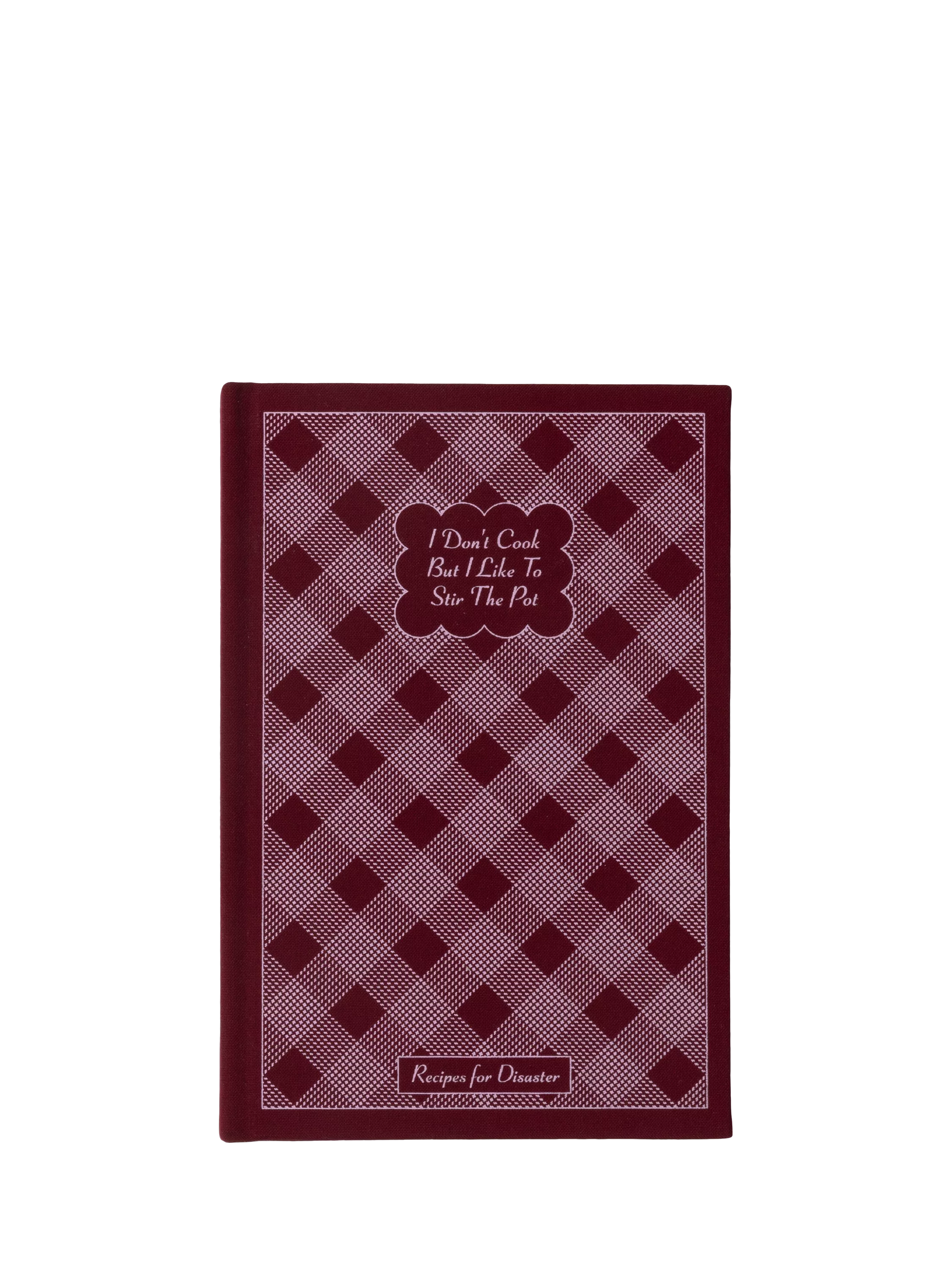 DesignWorks Ink Cook Self Help Journal red (British brand)