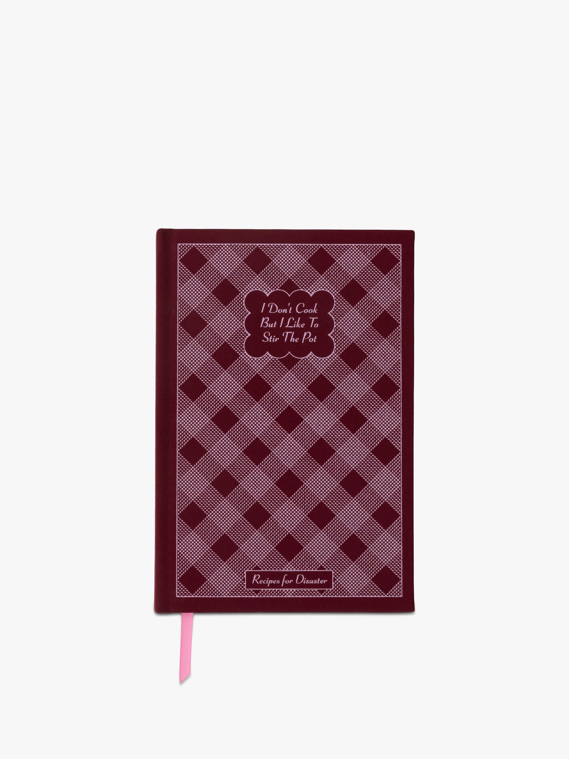 DesignWorks Ink Cook Self Help Journal red (British brand)
