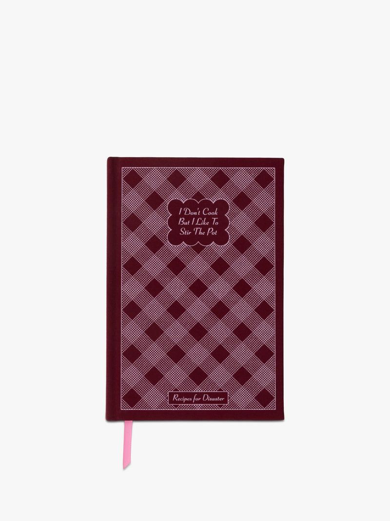 DesignWorks Ink Cook Self Help Journal red (British brand)