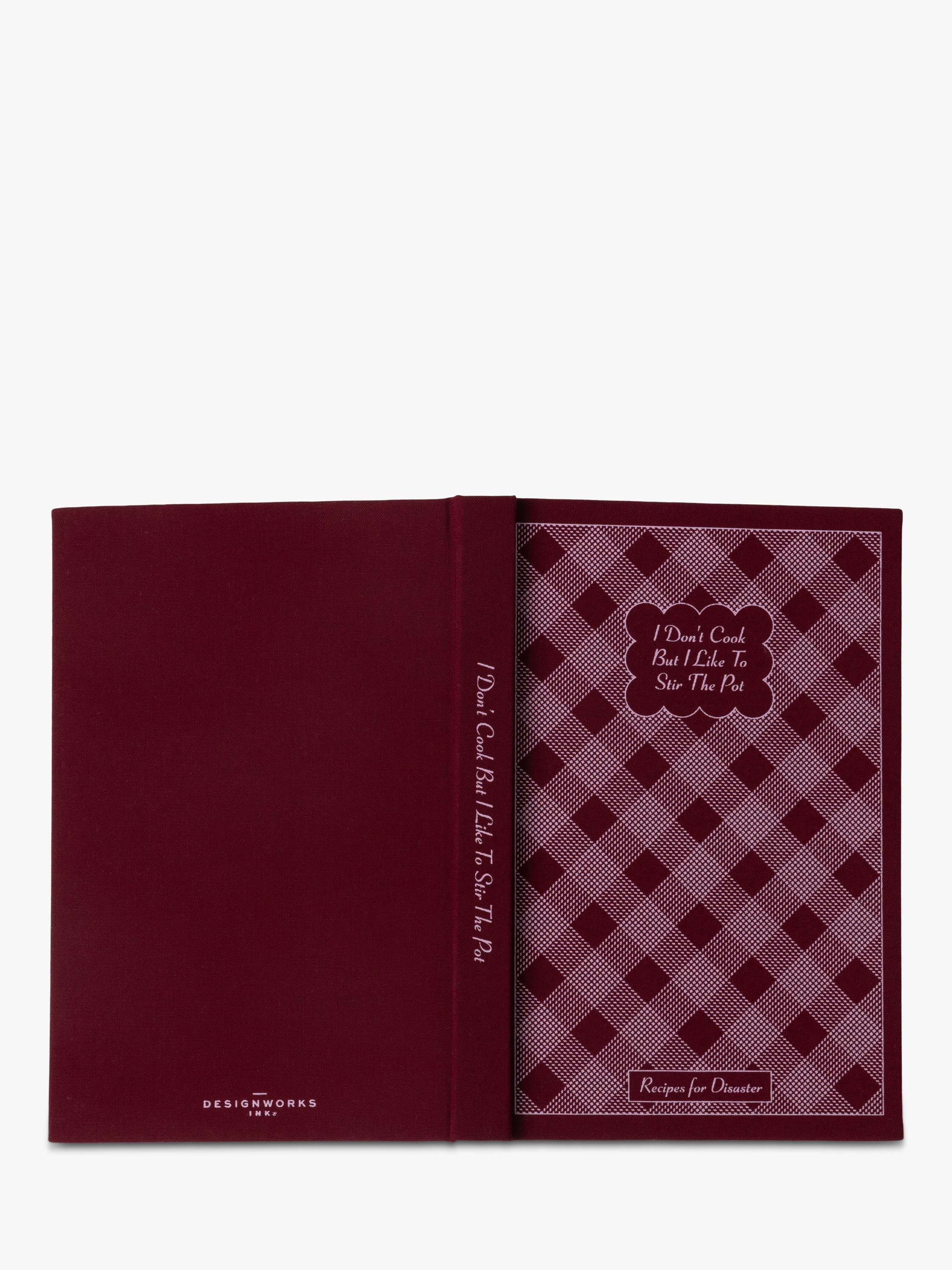 DesignWorks Ink Cook Self Help Journal red (British brand)
