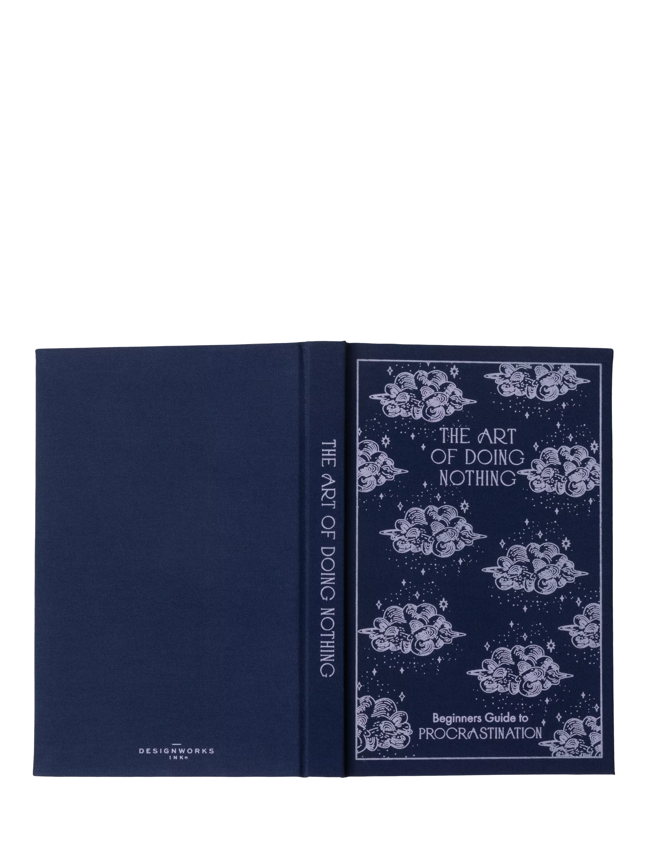 DesignWorks Ink Nothing Self Help journal blue, imported from the UK